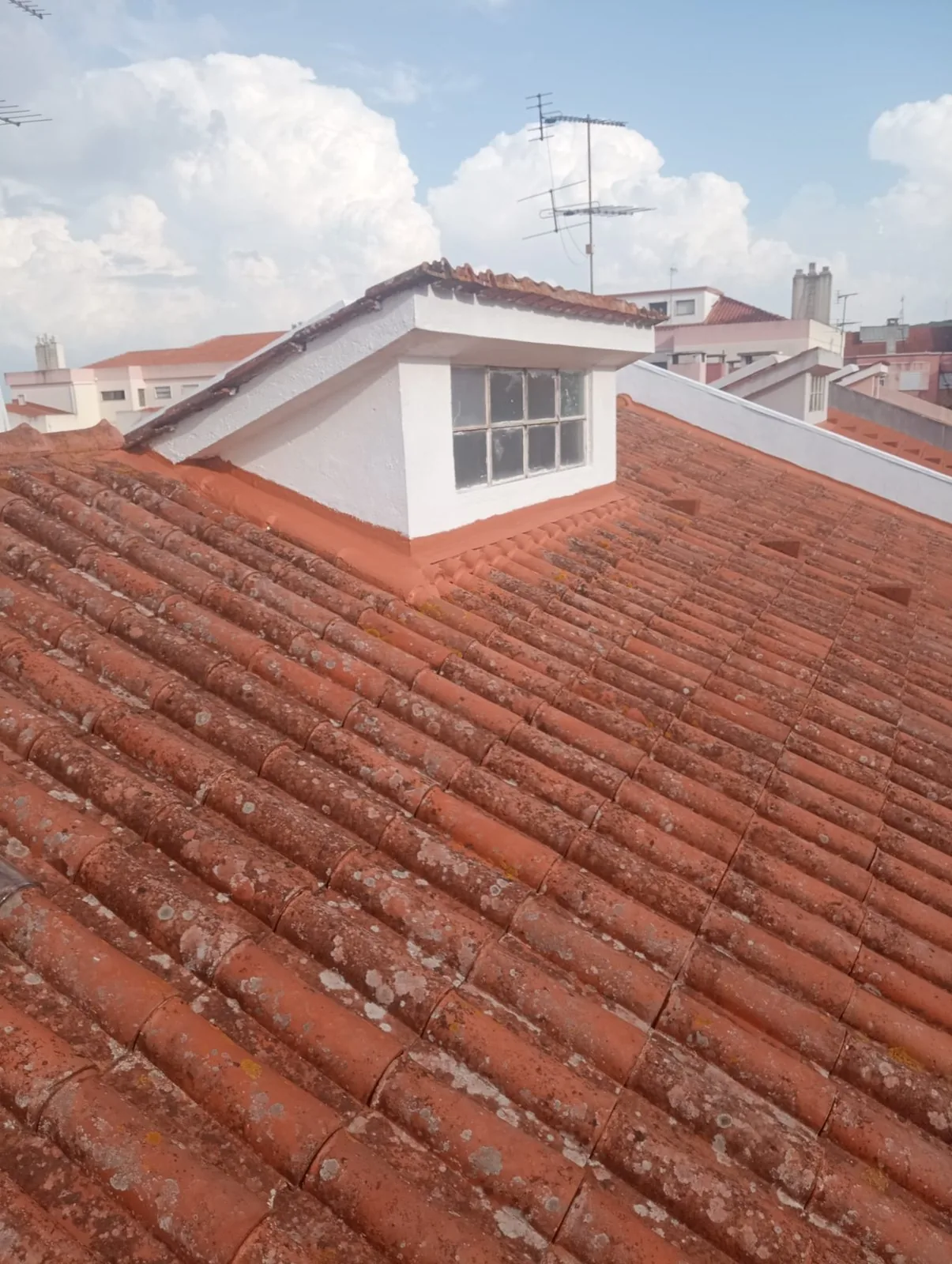 Vista de telhado em telha cerâmica — André Souza Remodelações